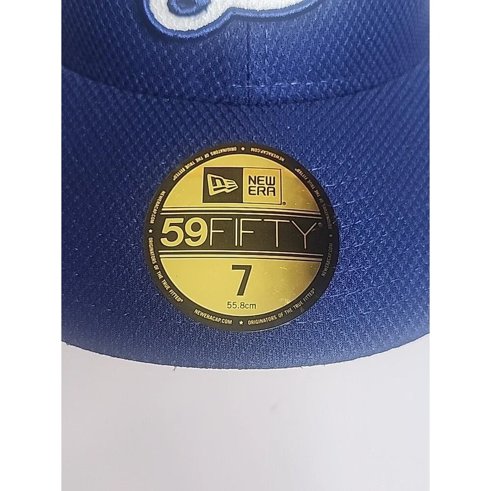 New Era Los Angeles Dodgers 59FIFTY Fitted Cap MLB Home Blue Men Size 7 New